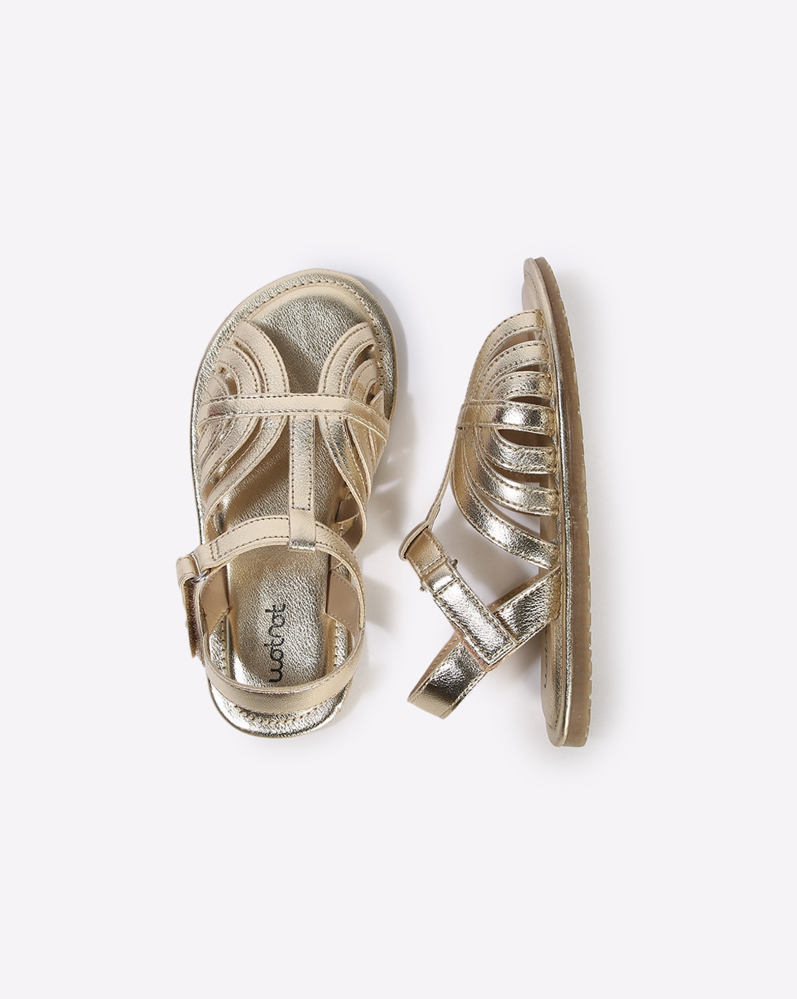 Girls metallic store sandals