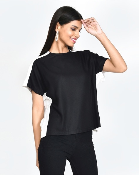 Buy Black & White Tops for Women by Zink London Online