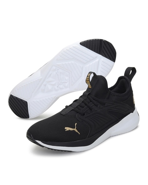 Puma black walking clearance shoes