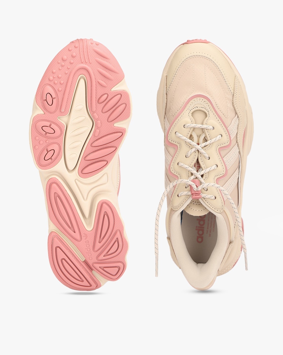 Adidas originals 2024 ozweego beige pink