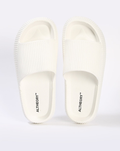 Slides with Textured Footbed