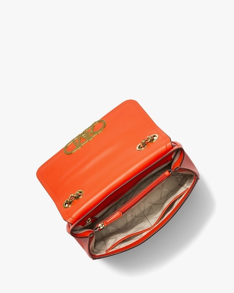 Michael Kors Orange Shoulder Bags