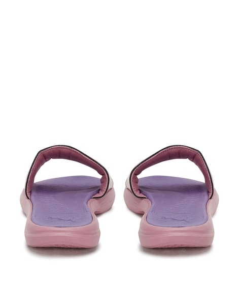 Purple slide online sandals