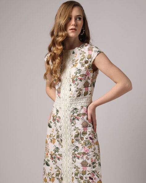 Discover more than 75 floral a line gown latest