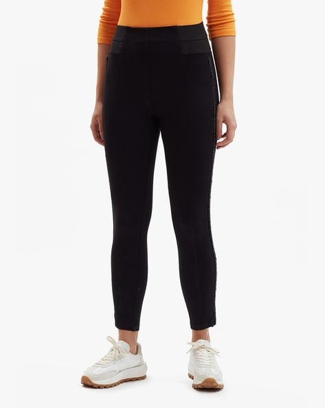 Cover Story Mid-Rise Ankle-Length Leggings