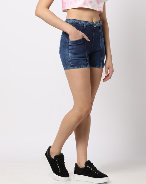 SOIKING jean shorts for women shorts for women casual summer denim shorts  women High Waist Sexy Hollow Out Frenulum Nightclub Jeans Ultra Shorts（4,6,8,10）  - Walmart.com
