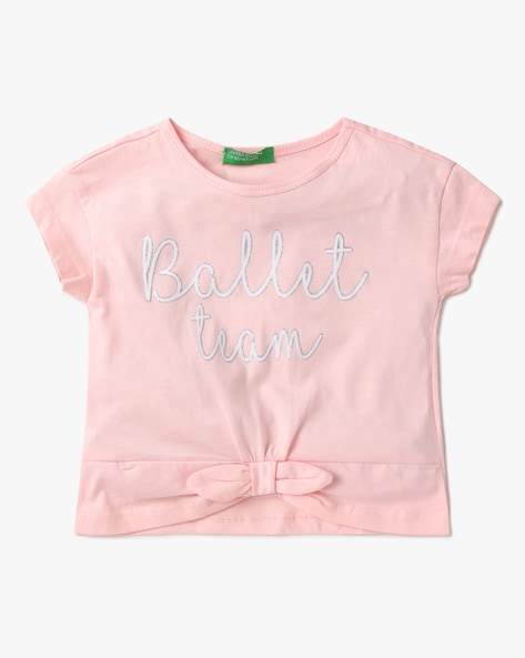 Gezichtsvermogen belofte Belofte Buy Pink Tshirts for Girls by UNITED COLORS OF BENETTON Online | Ajio.com