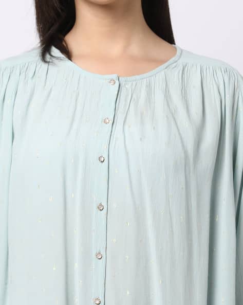 green high low top