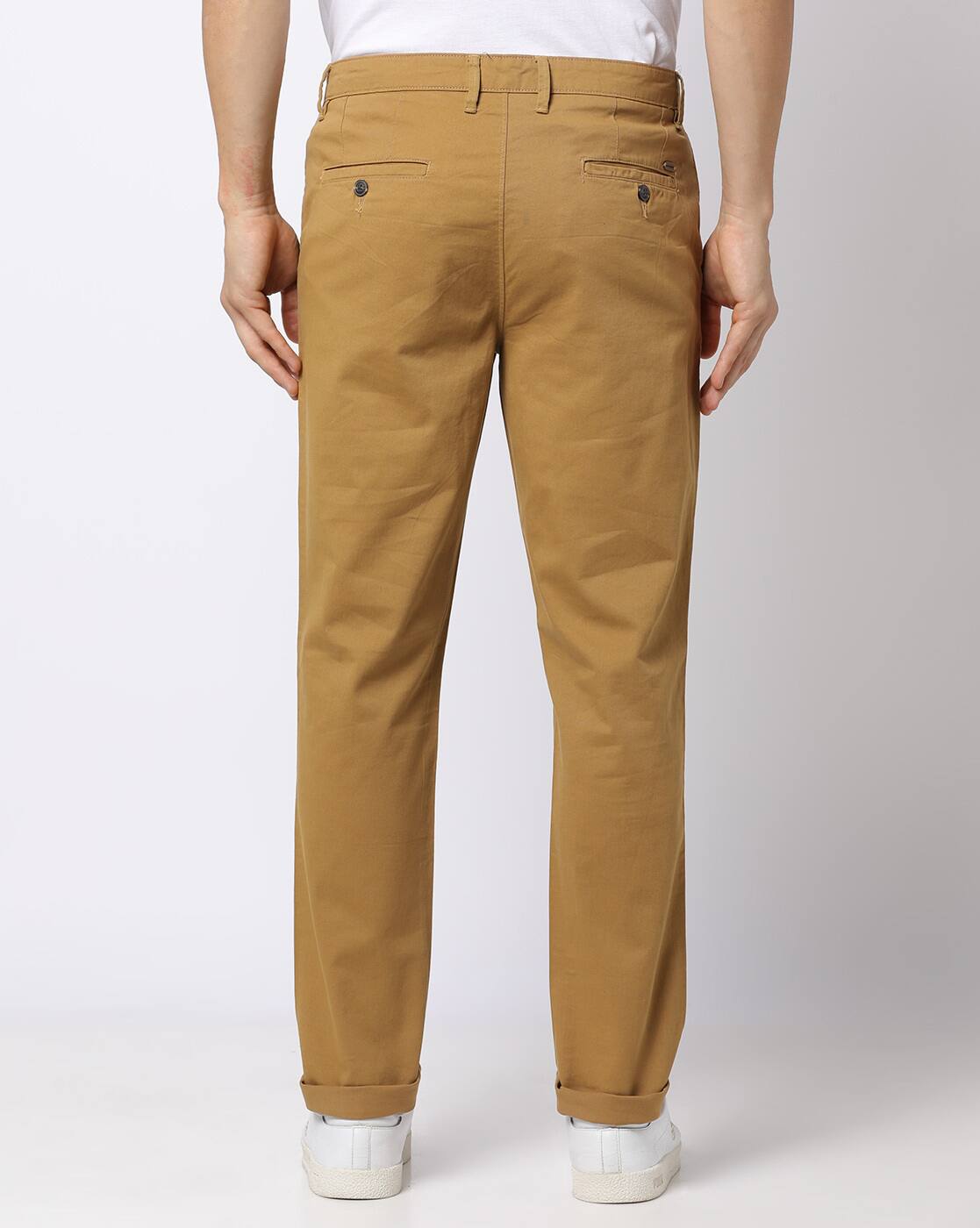Flat-Front Tapered Fit Chinos