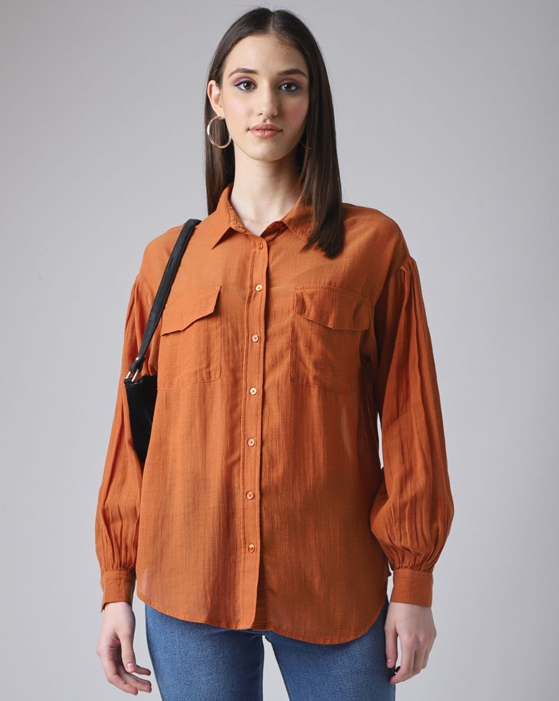 Shirt with Flap Pockets