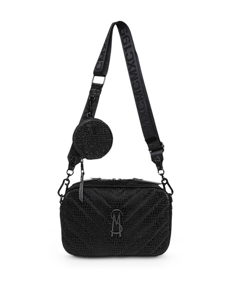 Steve Madden Bwallace Quilted Crossbody in Black | Lyst