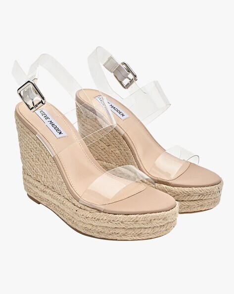 Steve madden wedges sales clear