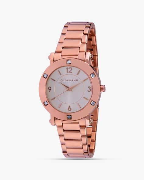 Giordano Women GD-4031-44 Analogue Watch with Stainless Steel Strap