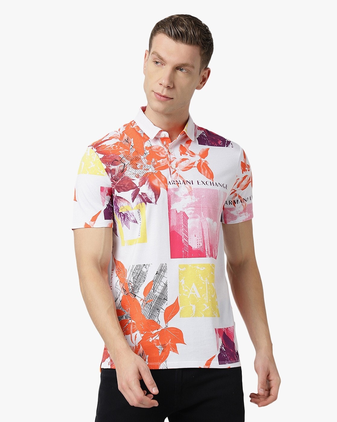 Buy Multicoloured Tshirts for Men by ARMANI EXCHANGE Online Ajio