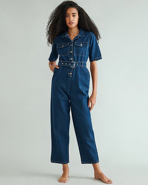 Aggregate more than 132 jeans jumpsuit for ladies best