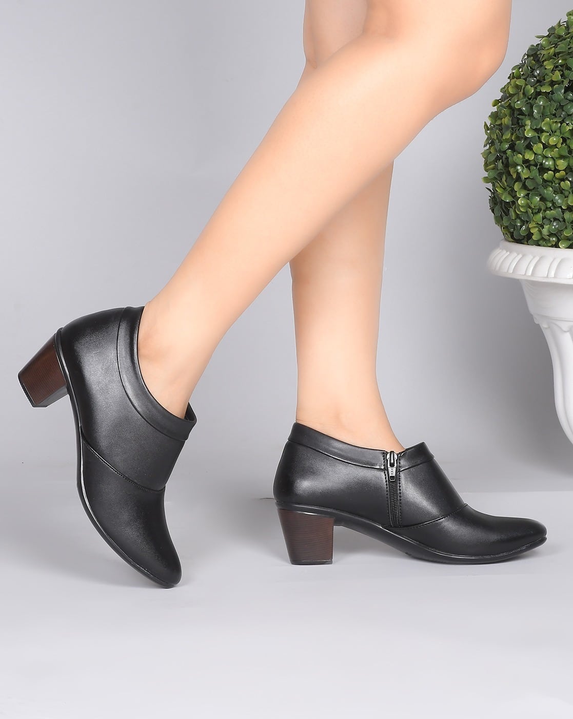 Formal Shoes Black Ankle Shoes For Women Promo Marelli Sepatu