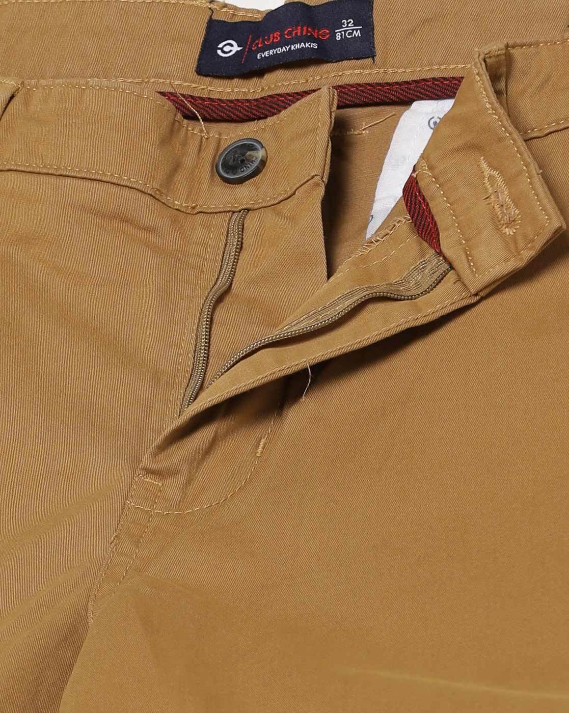 Flat-Front Tapered Fit Chinos