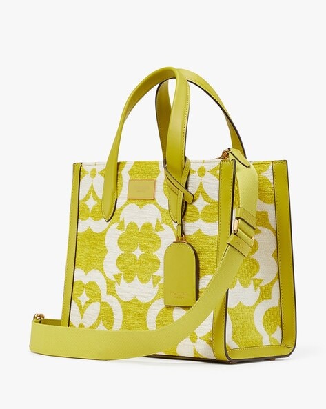 Spade Flower Monogram Manhattan Chenille Small Tote