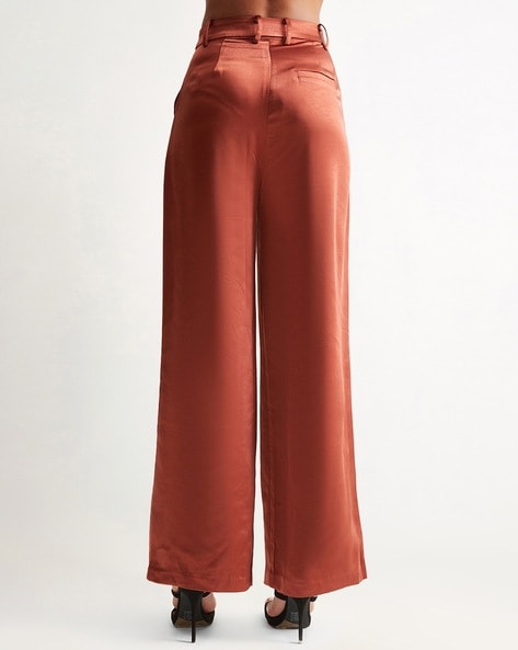 Buy Tokyo Talkies Brown Casual Solid Regular Fit Trousers for Women Online  at Rs.434 - Ketch