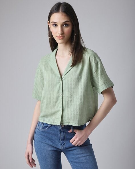 Buy Green Shirts for Women by Buda Jeans Co Online