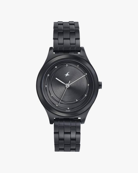 Fastrack black outlet watches online