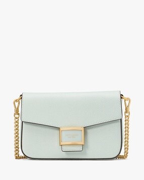 Kate Spade - Light Gray Textured Leather Cameron Convertible
