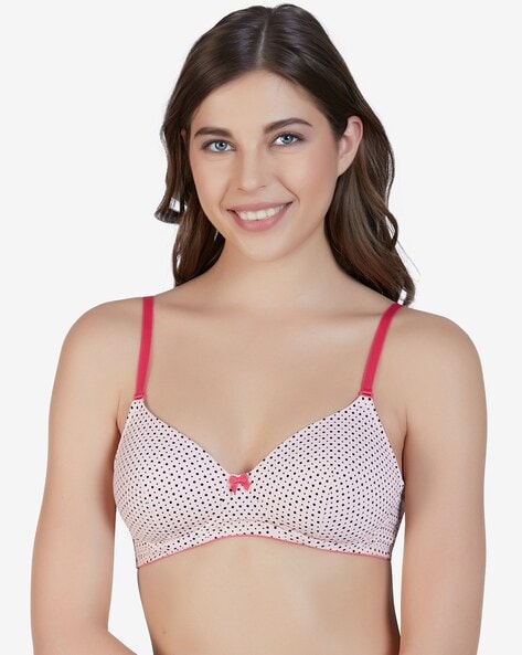 Buy Off-White & Pink Bras for Women by Amante Online
