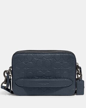 Coach Mens Charter North/South Crossbody With Hybrid in Smooth Leather,  Black