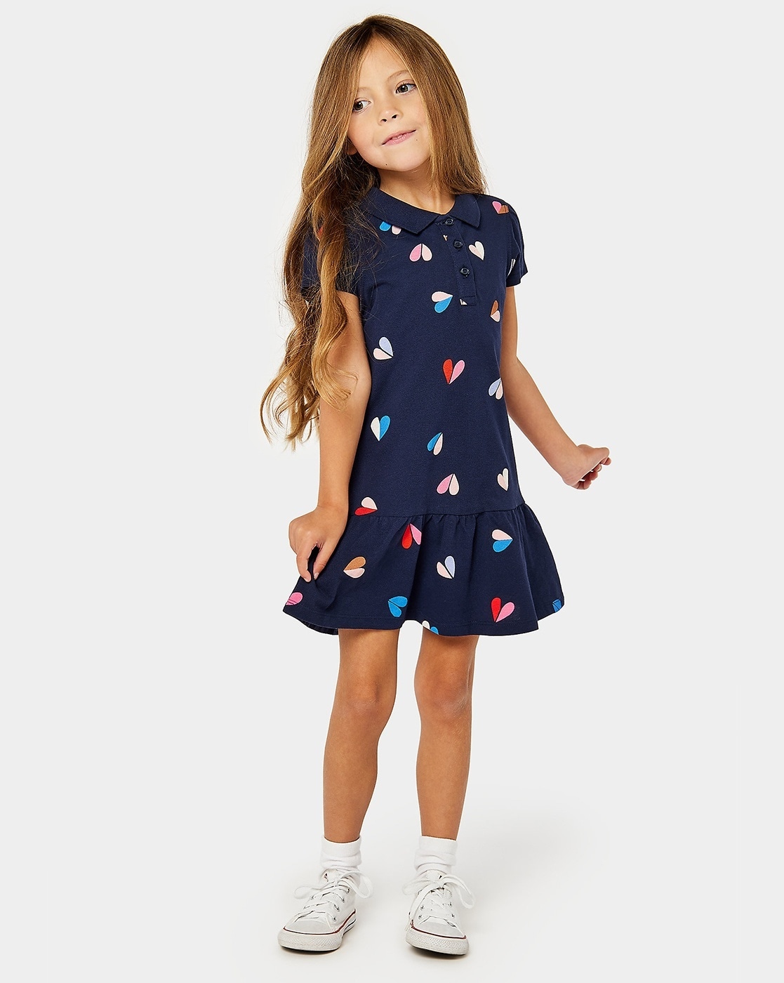 Buy Mothercare Red Abstract Cotton Blend Girls Dress Online at Best Prices  in India - JioMart.