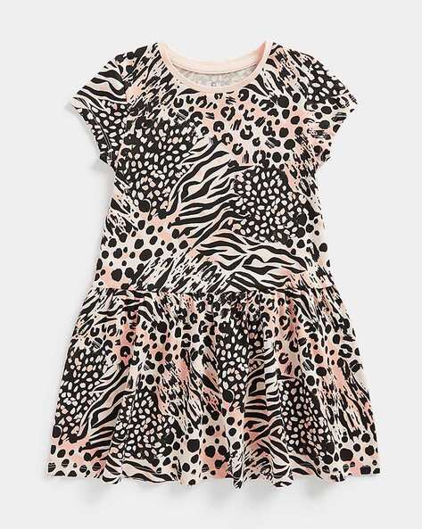 Mothercare Animal Print Drop-Waist Dress