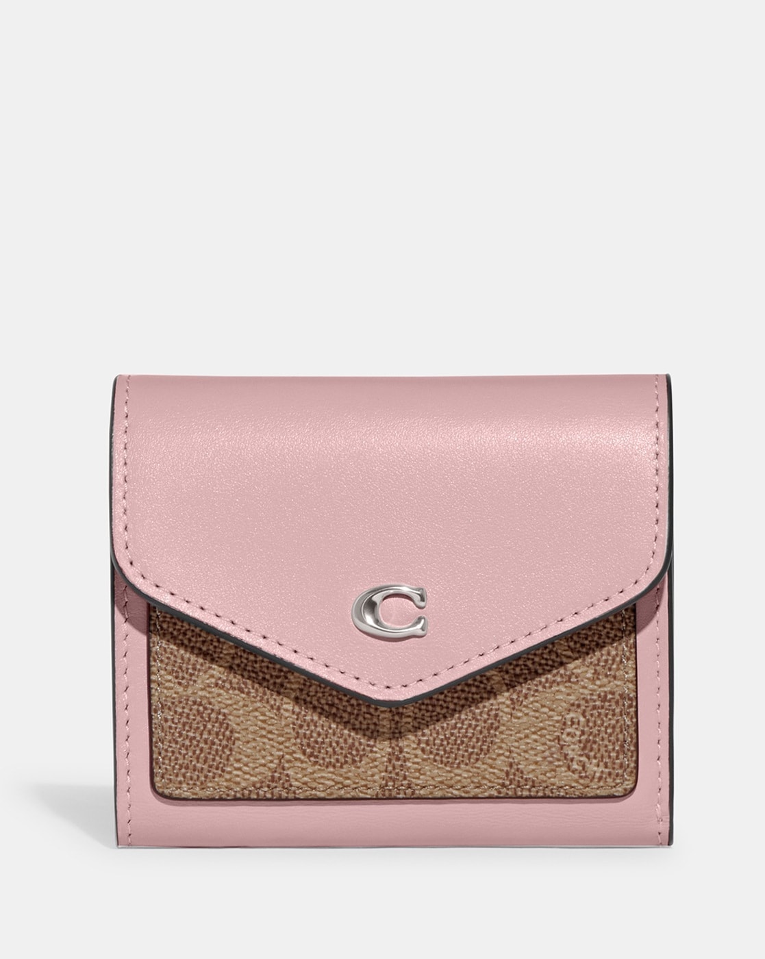 COACH®: Wyn Small Wallet In Colorblock Signature Canvas