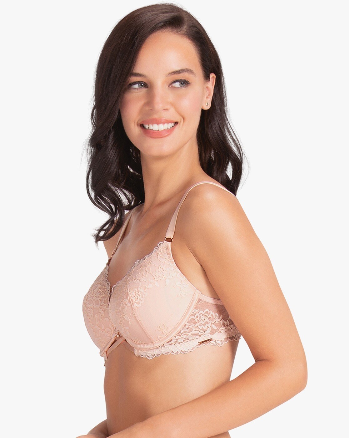 Buy Amante Lace Padded Underwire Full Coverage Bridal T-Shirt Bra