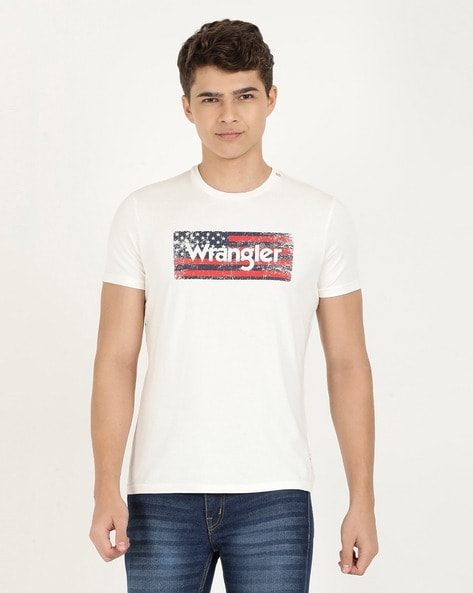 T shirt hot sale wrangler uomo