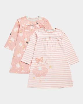 mothercare Pack of 2 Printed Empire Nightdresses-picture-18