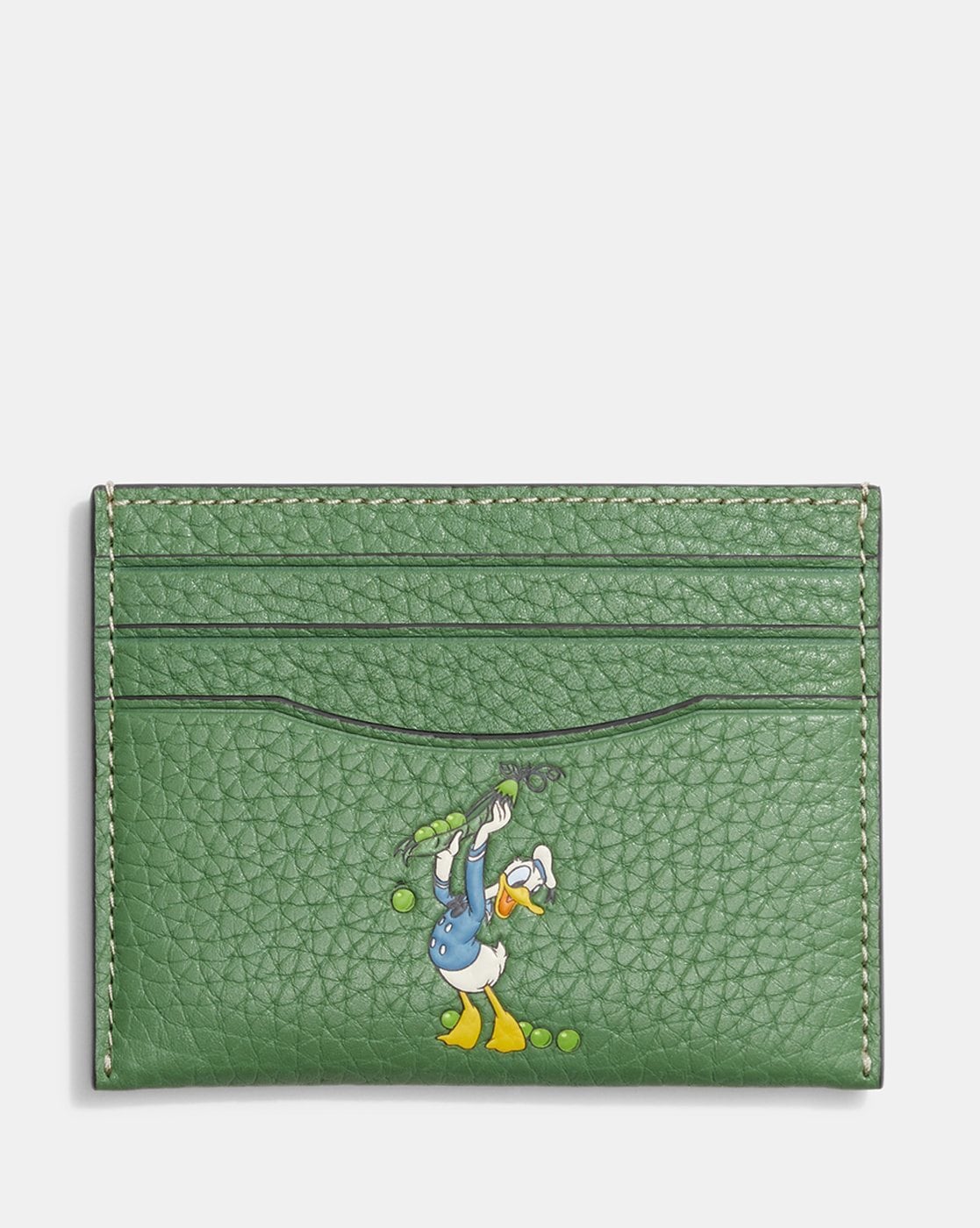 Coach Disney X Minnie Mouse Zip Around Wallet Credit Card Case Black