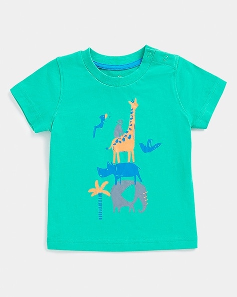 Mothercare Printed Round-Neck T-Shirt