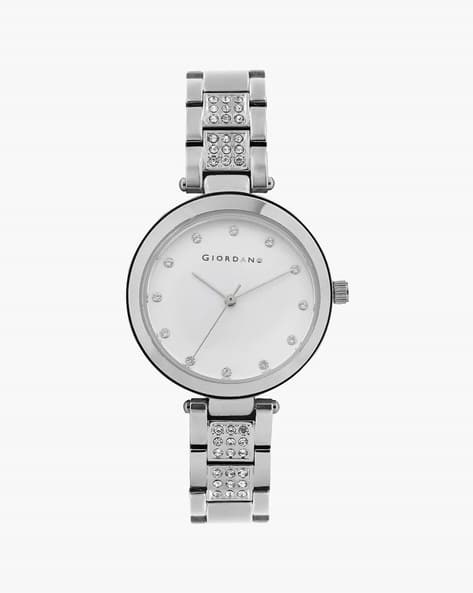 Giordano Women A2037-11 Eleganza Analogue Watch with Crystal Studded Strap