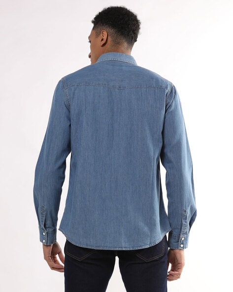 The Western Denim Shirt Light Wash