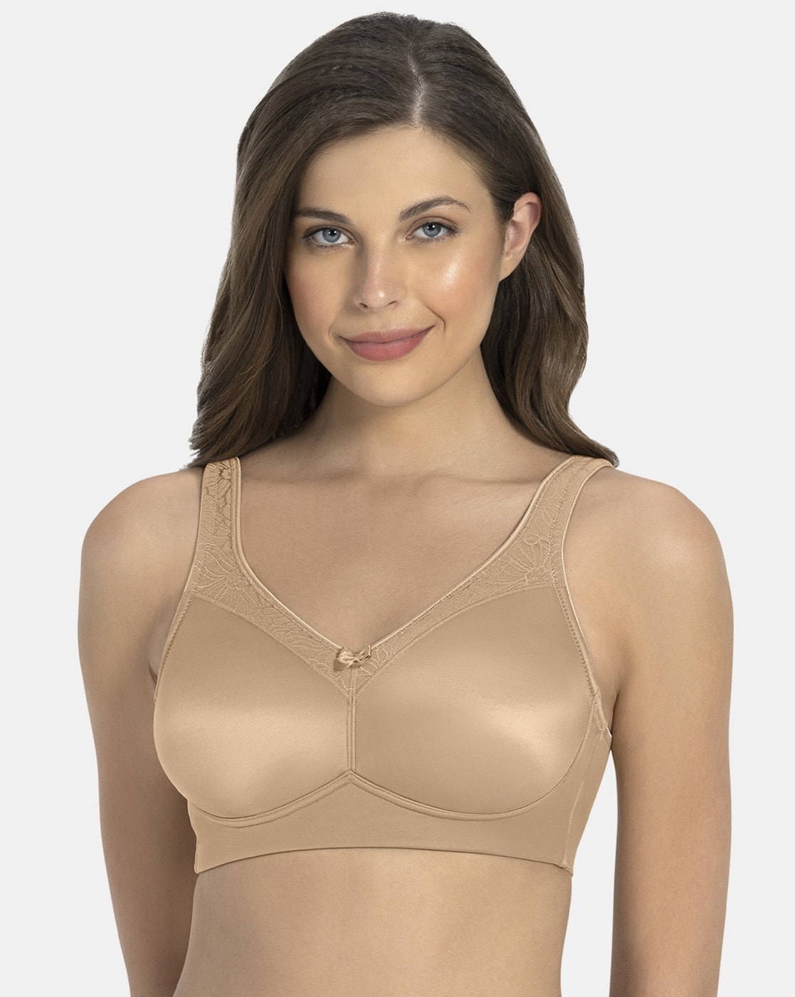 Buy Amante Cloudsoft Padded & Non Wired Bra - Beige online