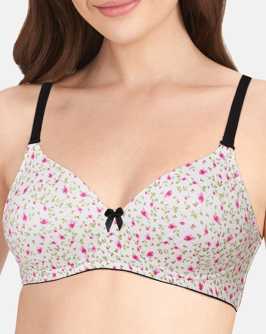 Solid Non-Padded Full-Coverage Bra