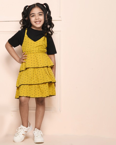 Pinafore dress outlet yellow