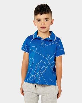 mothercare Printed Polo T-Shirt-picture-41
