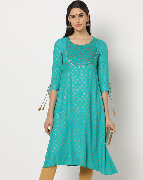 Kurta with deals tassels online