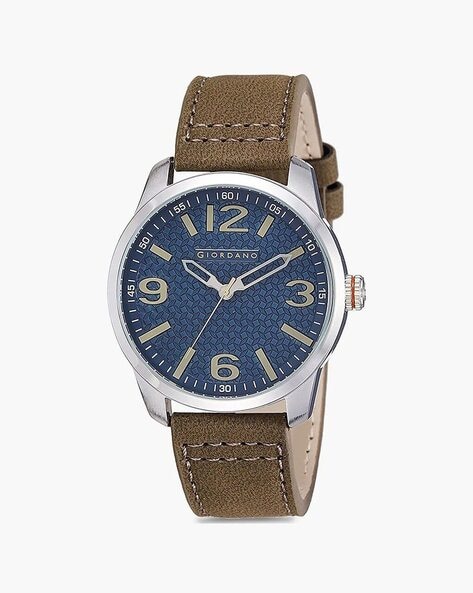 Giordano analog blue on sale dial men's watch