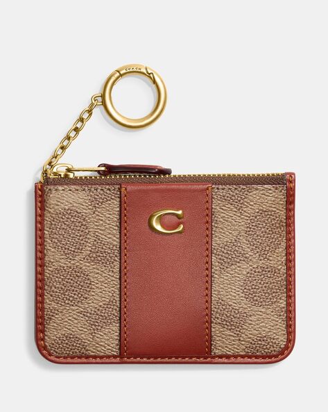 Coach Mini Backpack Coin Case Charm Key Chain (Light Khaki/Rouge) :  Amazon.in: Fashion