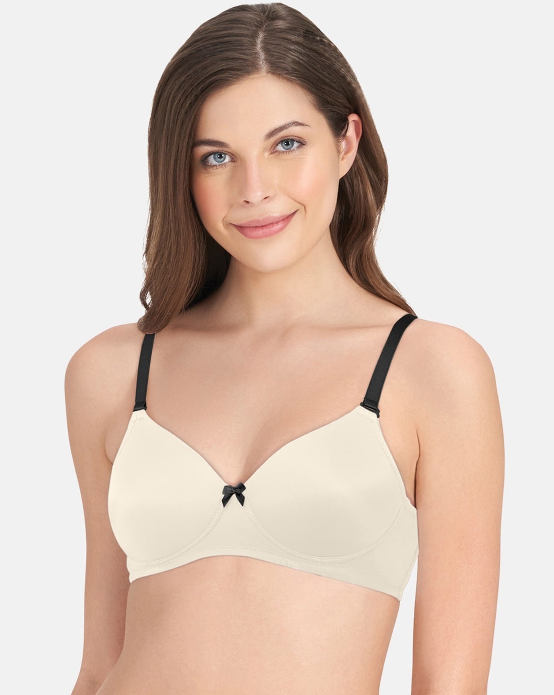 Buy Zivame Beautiful Basics Padded Non Wired 3/4th Coverage Backless Bra -  Nutmeg at Rs.699 online