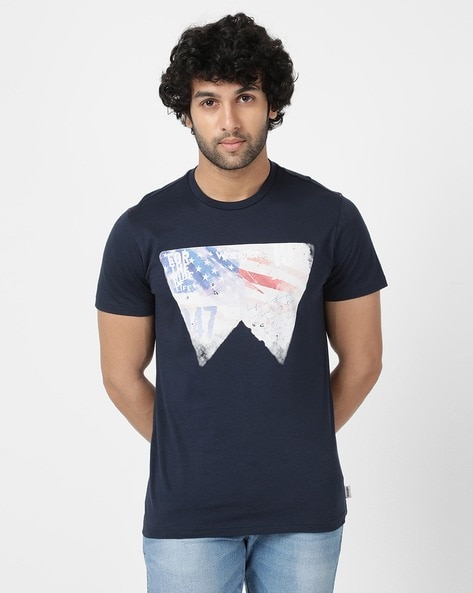 Wrangler Graphic Print Crew-Neck T-Shirt