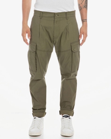 Replay Cargo Trousers brown | dressforless