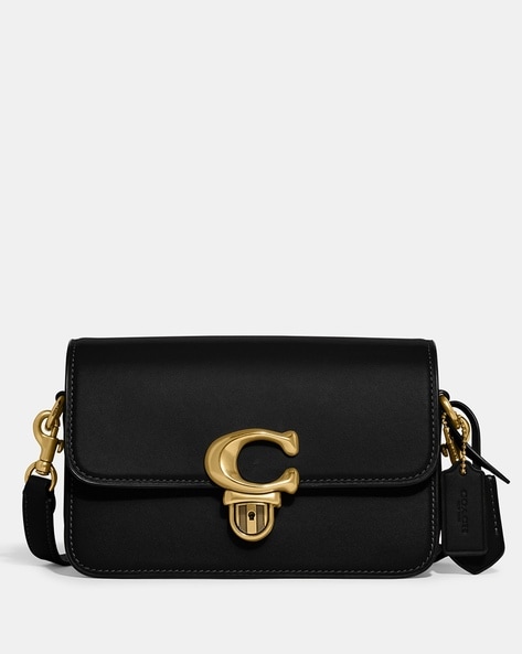 Buy Coach Studio Medium Shoulder Bag, Black Color Women