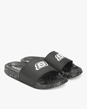 Skechers cheap glitter slides